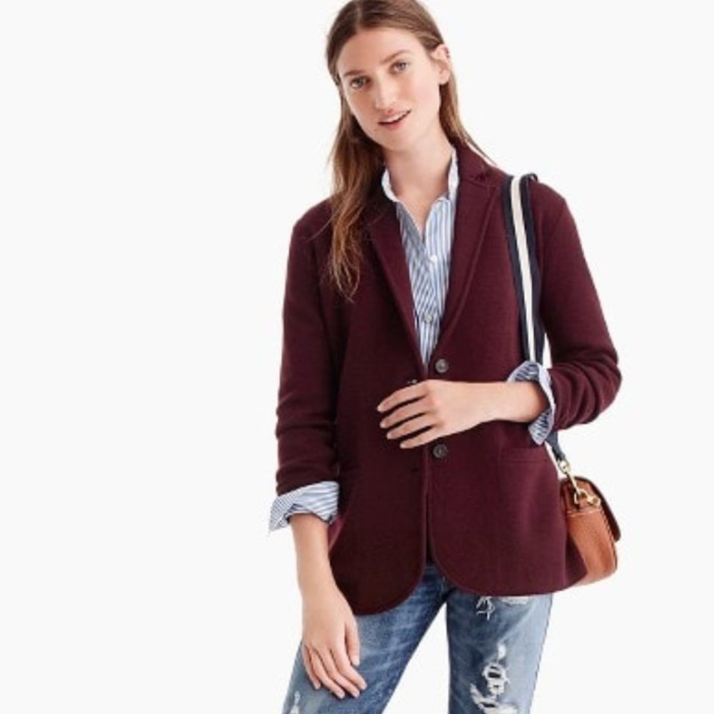 J. Crew Merino Wool Sweater-Blazer